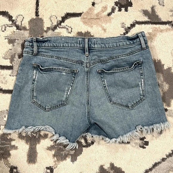 LOFT Fresh Cut High Rise Cut Off Shorts - Picture 2 of 5